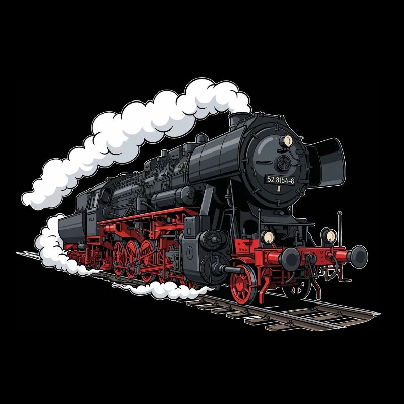 Dampf-Lokomotive 52 8154