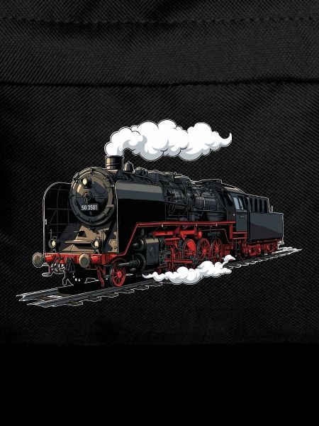 Steam Locomotive Retro Illustration