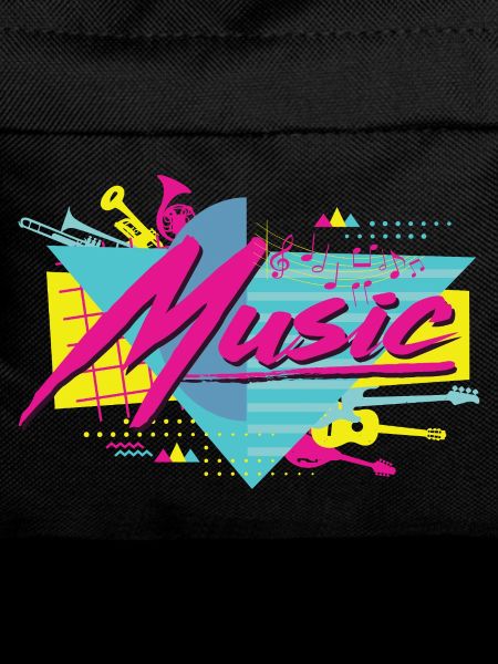 Neon Music Retro Vibe