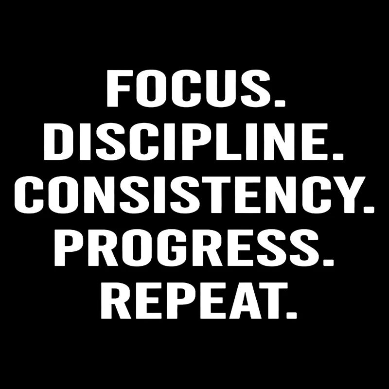 Focus Discipline Progress Repeat