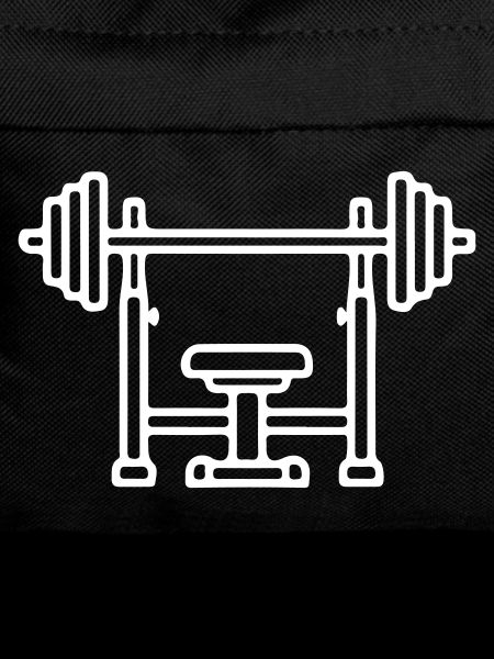Bench press weight bench icon