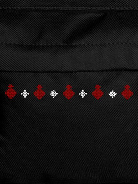 Strickpullover Muster Reihe Weihnachtskugel