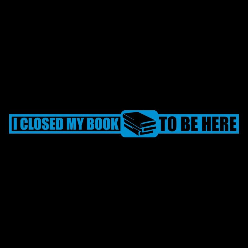 I closed my book