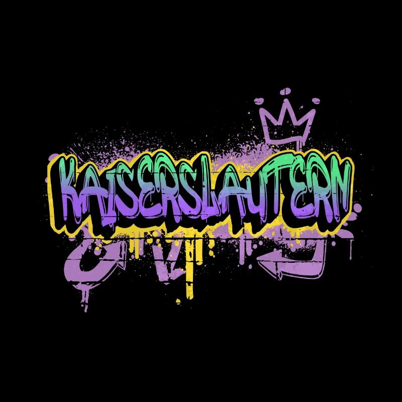 Kaiserslautern Germany Graffiti Spray Sprayer