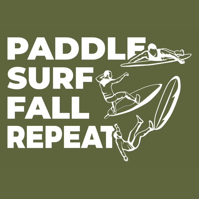 Paddle Surf Fall Repeat