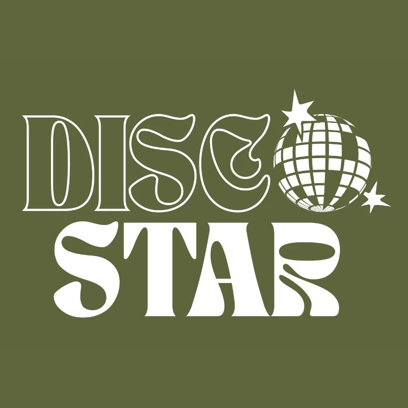 Retro Disco Stars Pattern