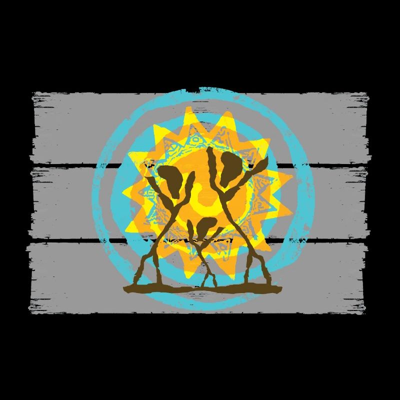 Dancing Silhouettes Sunrise Design