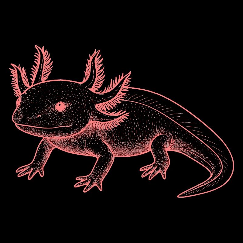 Axolotl Linenstil – rosa