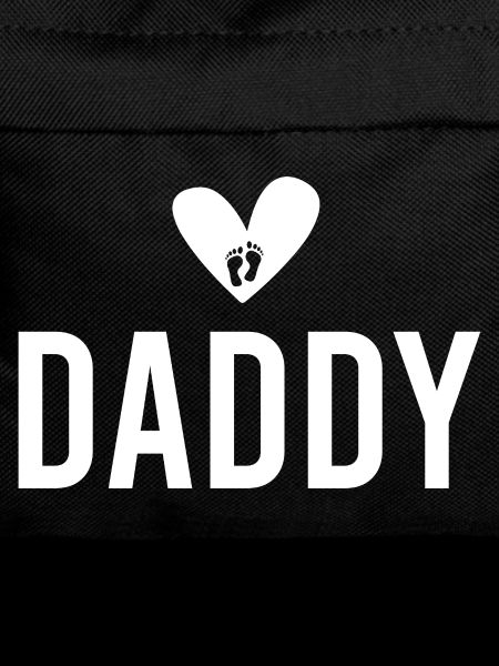 Heart Footprint Daddy Motif