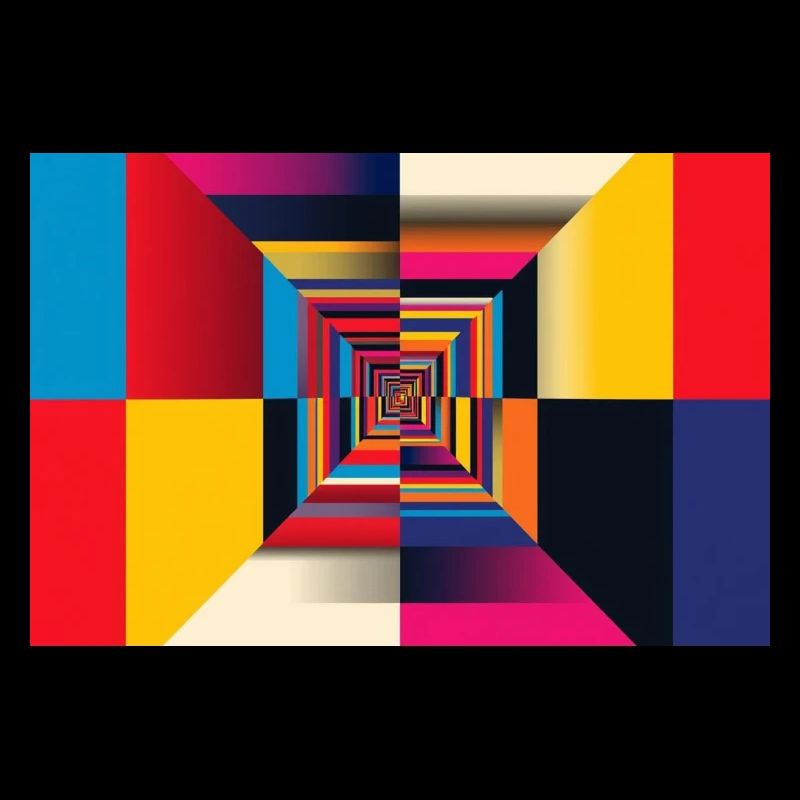 Geometric Tunnel Rainbow