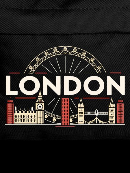 London Skyline and Ferris Wheel