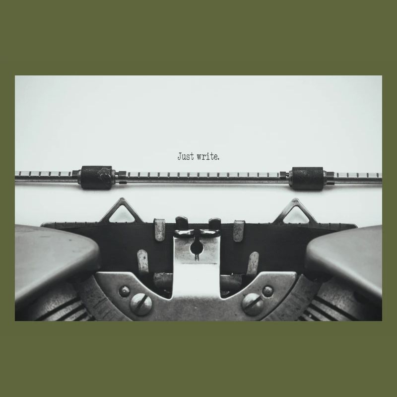 Just Write Vintage Typewriter Design