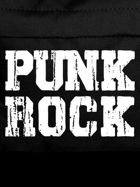 Punk Rock Distressed Text Logo