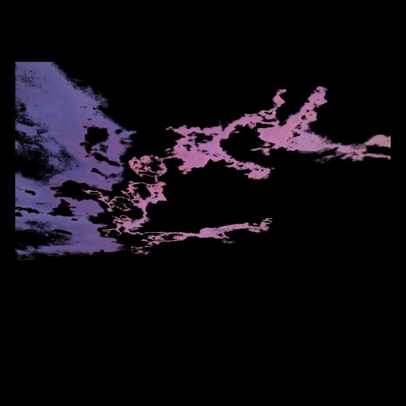 Pink and purple clouds