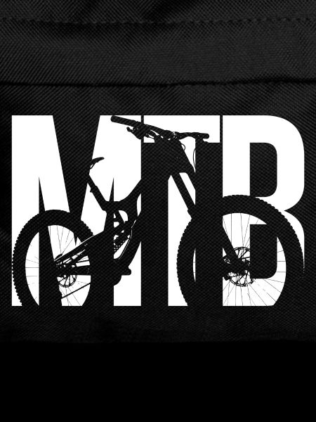 Bike Silhouette with Bold Lettering