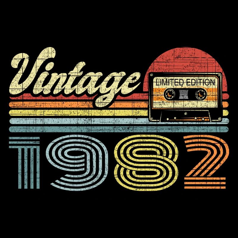 Vintage 1982 Cassette Mixtape - 39th Birthday