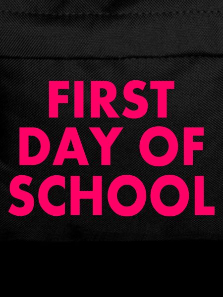 First day of school