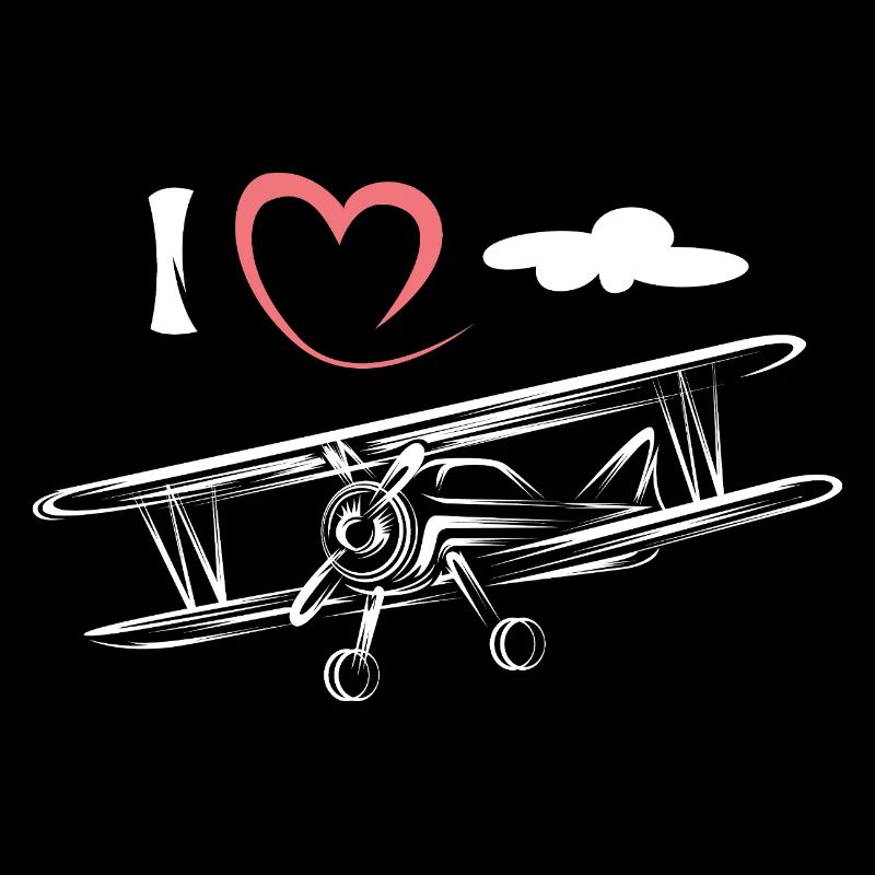 J’adore voler - avion d’époque dans le ciel