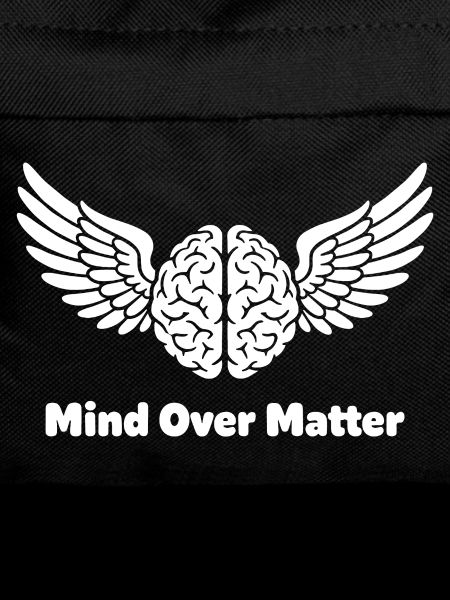 Mind Over Matter Wing Spirit Motif