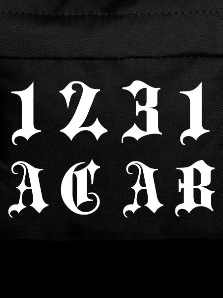Gothic Monogramm 1231