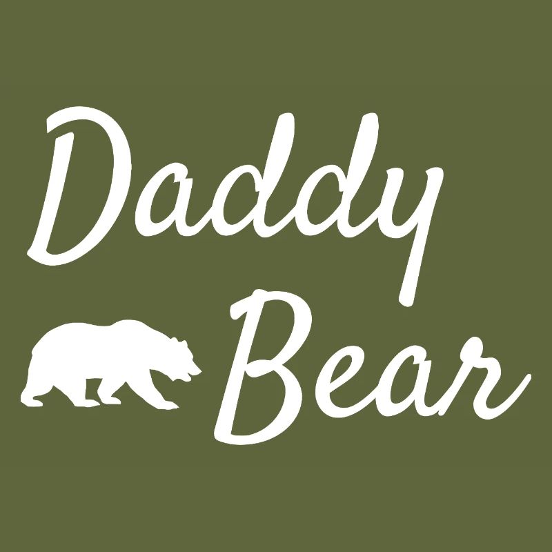 Daddy Bear Script Logo