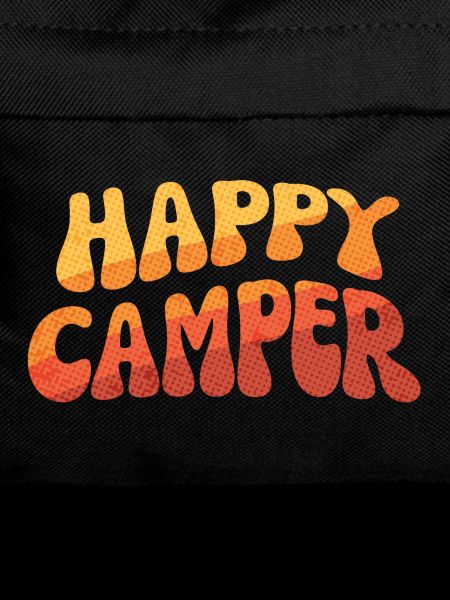 Happy Camper Gradient Text