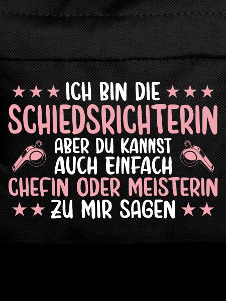 Schiedsrichterin Chefin oder Meisterin