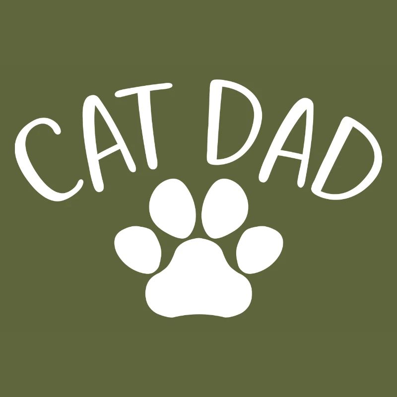 Cat Dad - Mignon Paw Cat Lover Dad Cat Owner