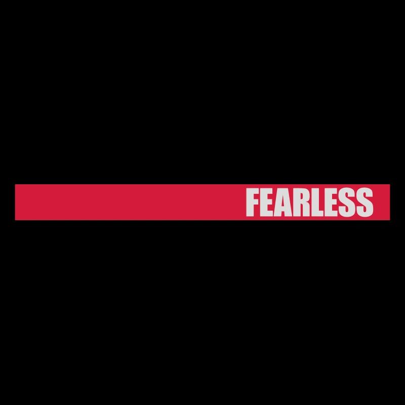 fearless Text Zitat Design