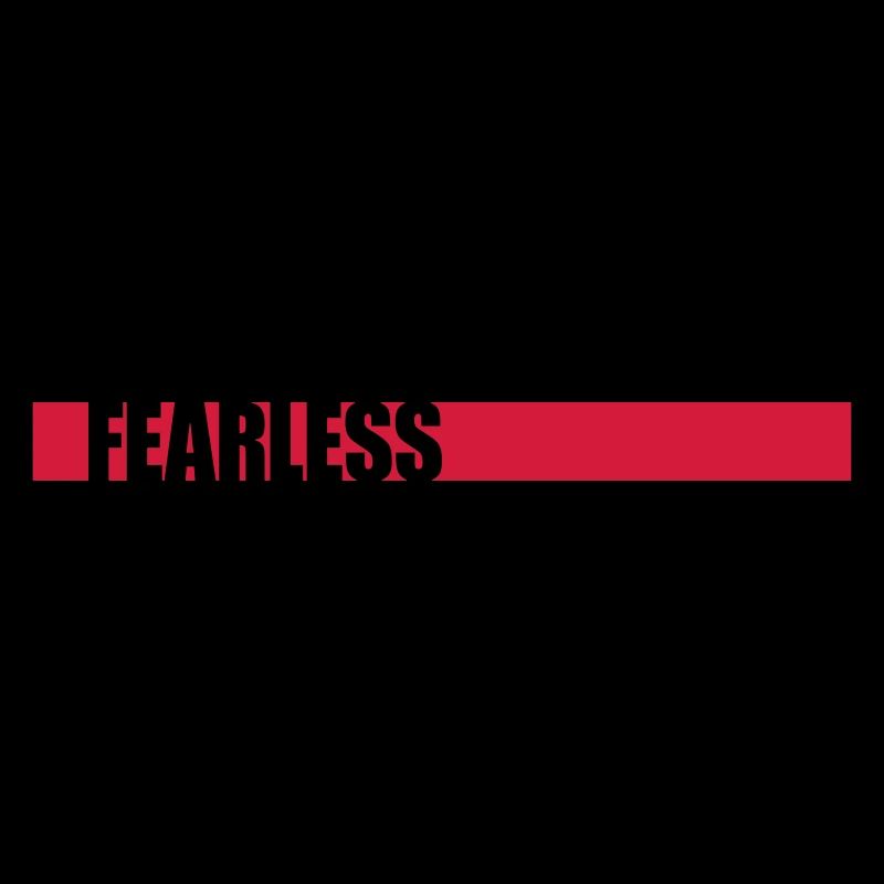 fearless Text Quote Design