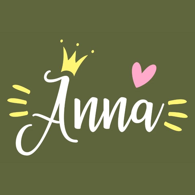 Anna Name Crown