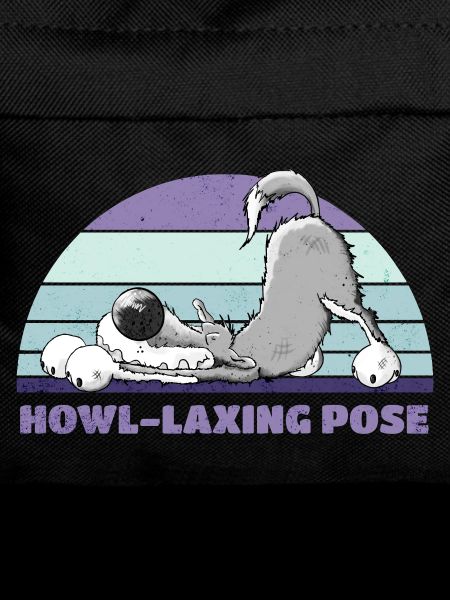 Wolf Yoga Howl-Laxing Pose