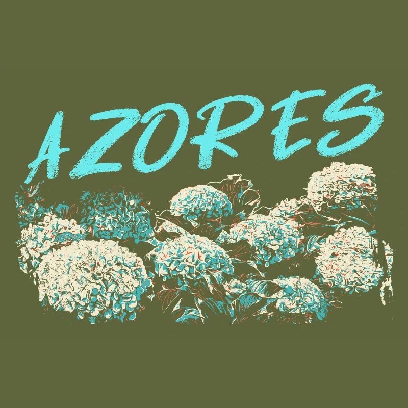 Azores Hydrangea, Blue Hydrangeas