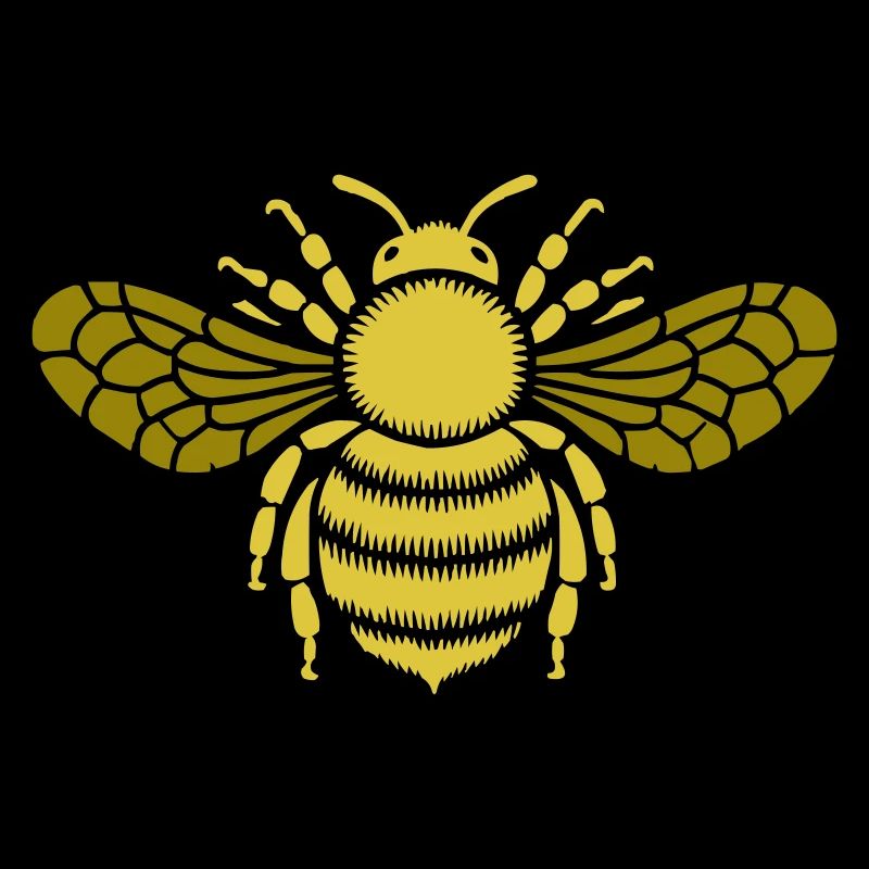 Golden Bee Pattern