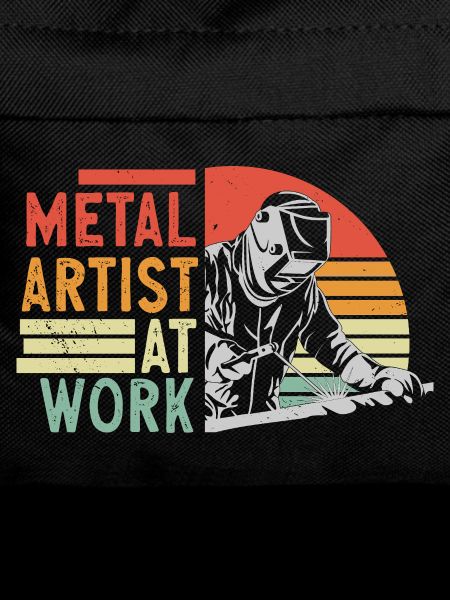 Metal Artist At Work