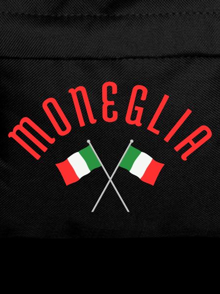 Moneglia Italian Flags Crossed Emblem