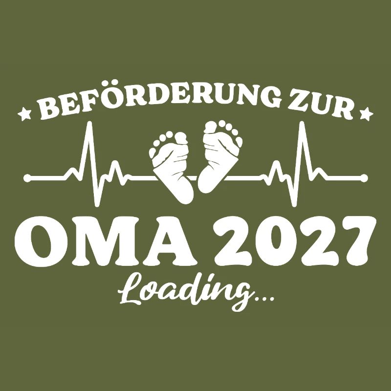 Beförderung zur Oma 2027 Loading Geschenk