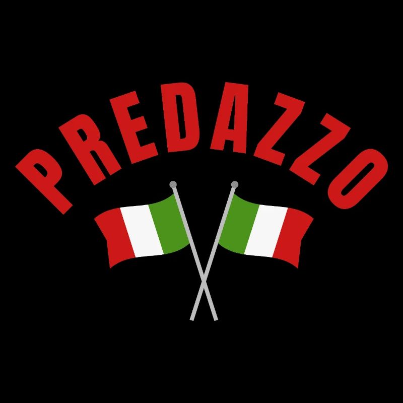 Drapeaux italiens de Predazzo