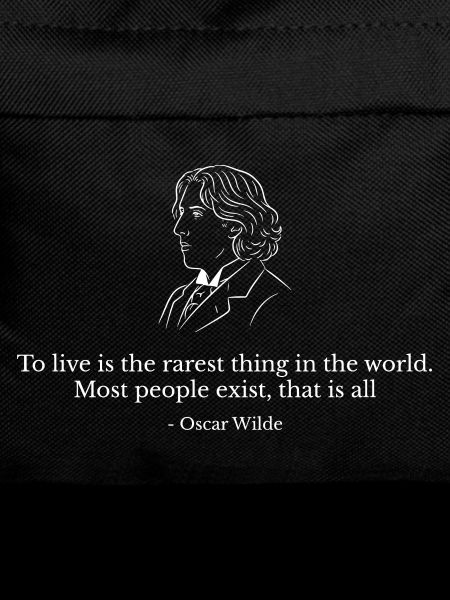 Oscar Wilde Zitatporträt
