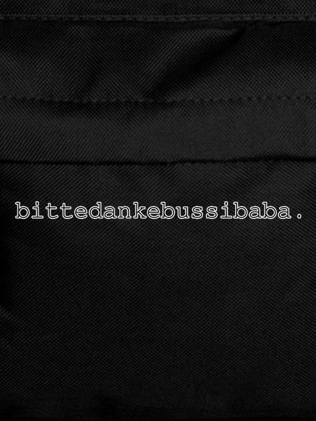 bitte danke bussi baba
