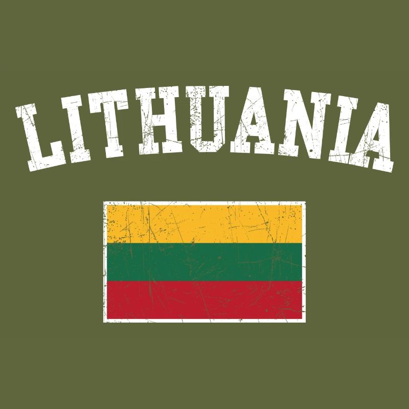 Lithuania Arc Flag Graphic