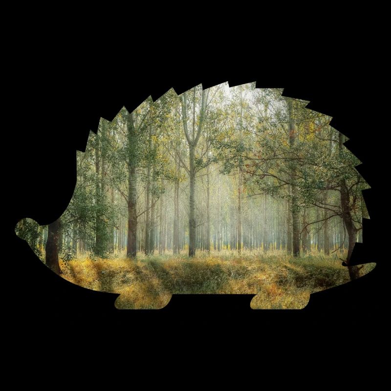 wald 9 igel mit wald