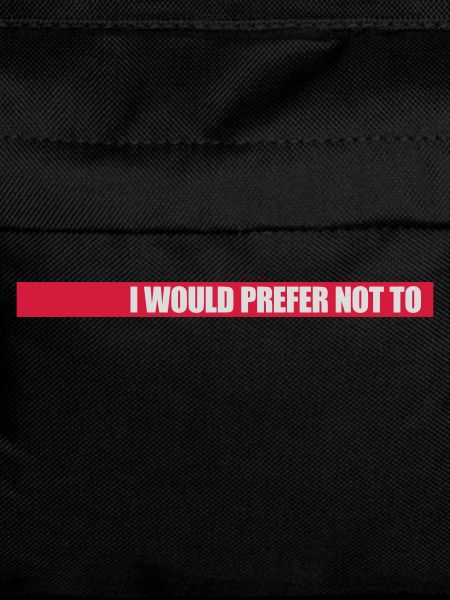 I prefer not to