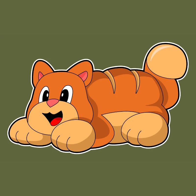 Cat Baker Bread Baking