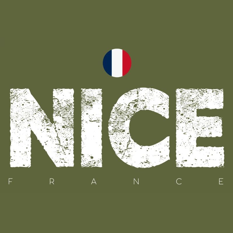 Nice France Distressed Letters
