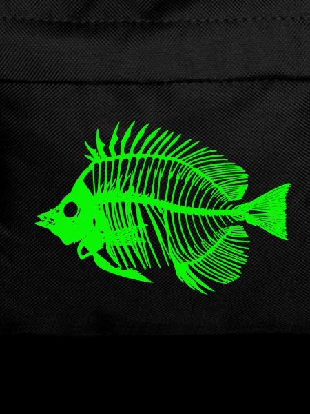 Glowing Fish Skeleton Design