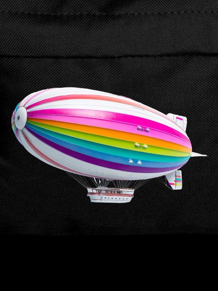 Regenbogen Zeppelin Druck