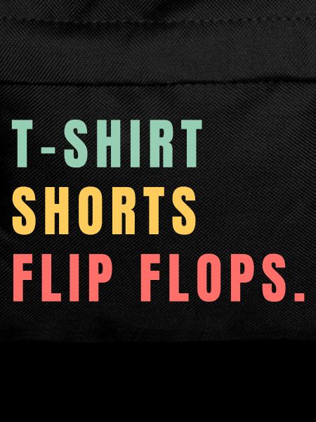 T-shirt Dhorts Flip Flops