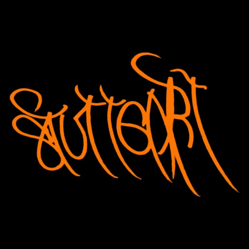 Graffiti Orange Handlettering Stuttgart
