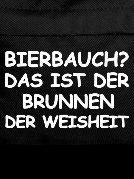 Bierbauch Spruch